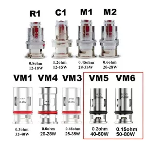 10Pcs OEM PNP VM1 VM3 VM4 VM5 VM6 VM7 VM8 0.3ohm 0.15ohm Mesh Coils for Evaporator PNP Coil Drag X VINCI R Air Argus Navi Vsuit Pods