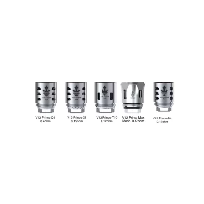 SMOK TFV12 Prince Replacement Coils – Singles or Packs - Vapourdays Co