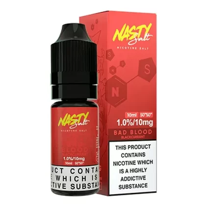 Nasty Salt Bad Blood Nic Salt Vape Juice - Strength#10mg>20mg (223BA5)