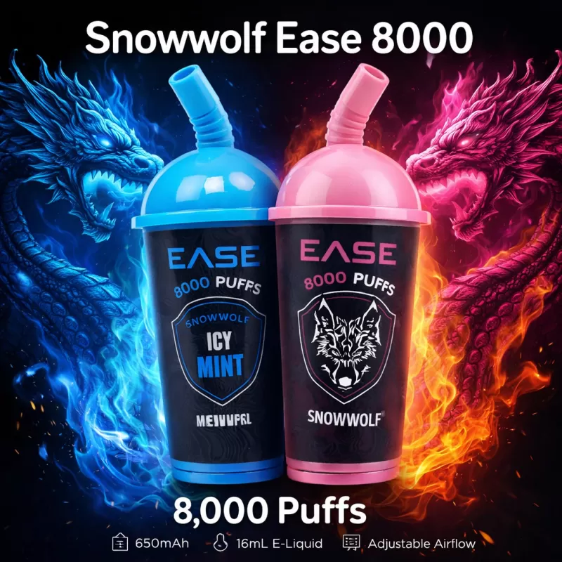 Snowwolf Ease 8000 - Vapeciga - Image 2