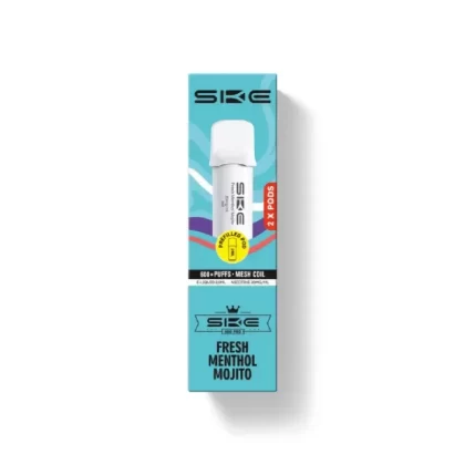 SKE Crystal Pro 600 Fresh Menthol Mojito Prefilled Pod - Nicotine Strength#20mg (EC7EC7)
