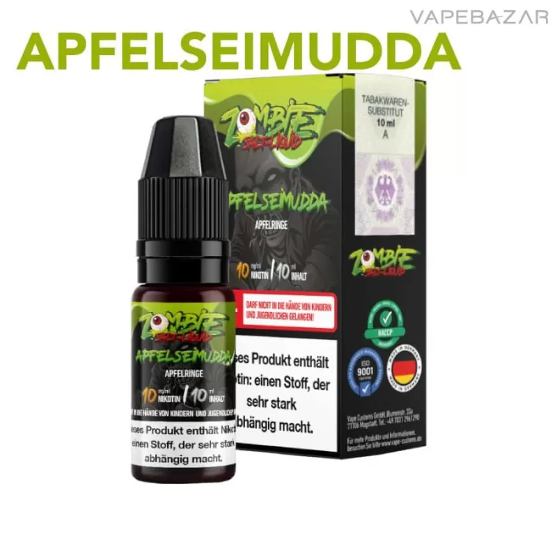 Zombie Nikotinsalz Liquid – Apfelseimudda - 10mg/ml, 20mg/ml - Image 2
