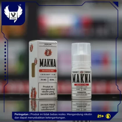 MAKNA V4 ICE SALT SERIES STRAWBERRY MILK 30ML – 30MG