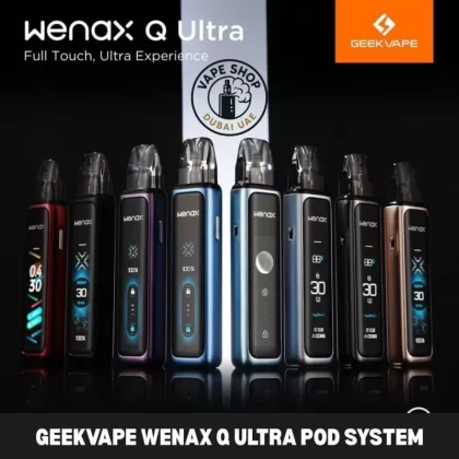 GEEKVAPE Wenax Q Ultra Pod System - Carbon Black, Champagne Gold (9E4E80)