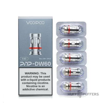 Voopoo PnP Coils - Resistance#PnP-DW60 0.6 ohm (18-23W)>PnP-TR1 1.2 ohm (10–15W)>PnP-TW15 0.15 ohm (55–70W)>PnP-TW20 0.2 ohm (40–55W)>PnP-TW30 0.3 ohm (28–36W)>PnP-VM1 0.3 ohm (32-40W)>PnP-V