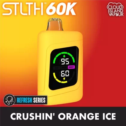 STLTH 60K Disposable Vape – Refresh Series Crushin’ Orange Ice