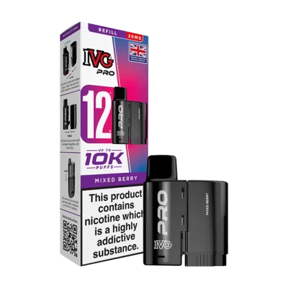 Mixed Berry IVG Pro 12 Refill Pack - 20mg