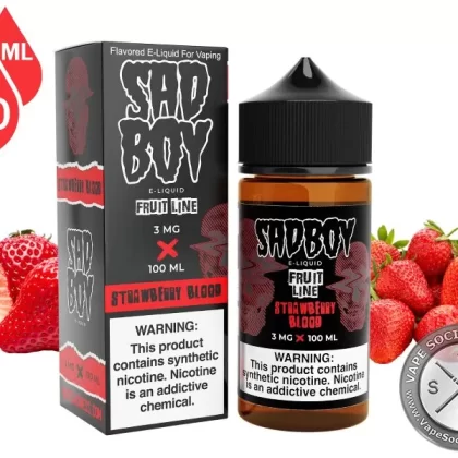 Strawberry Blood by SadBoy 100ml - Vape Product, Vape Product