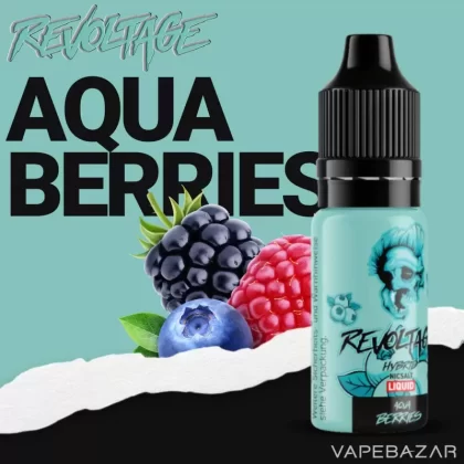 Revoltage Hybrid Nicsalt Liquid – Aqua Berries - Nikotinfrei, 10mg/ml