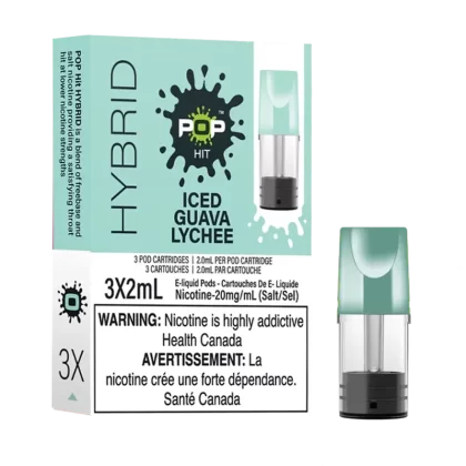 Pop Hybrid – Iced Guava Lychee - Nicotine#Hybrid 2%