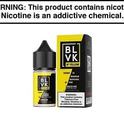 MANGO BANANA ICE BY BLVK N’ YELLOW SALTS 30ML - Vapejuice