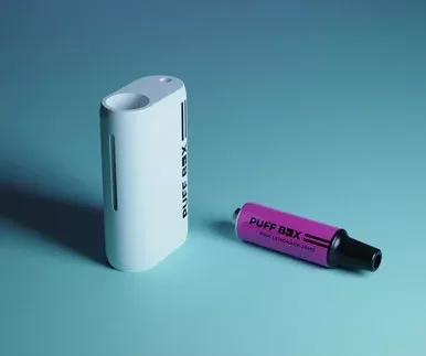 Puff Box Device & 20mg Refill – Brilliant White