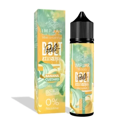 IMP JAR X ZEUS JUICE BANANA CUSTARD 50ML SHORTFILL E-LIQUID