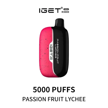 IGET Moon K5000 Puffs – Passion Fruit Lychee - Ozvapeone (0D5552)