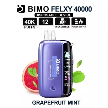 BIMO Felxy 40000 Kit – Grapefruit Mint - Ozvapeone (50D2E3)