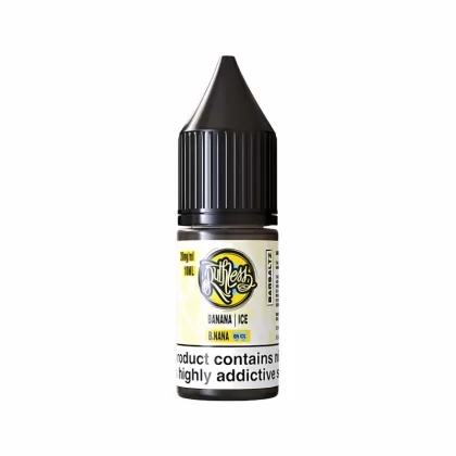 Ruthless Banana Ice Nic Salt Vape Juice - 10 Pack