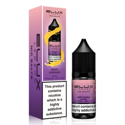 ELUX BERRY LEMONADE Nic Salt (10pk) 10mg 20mg Vape Juice Liquid
