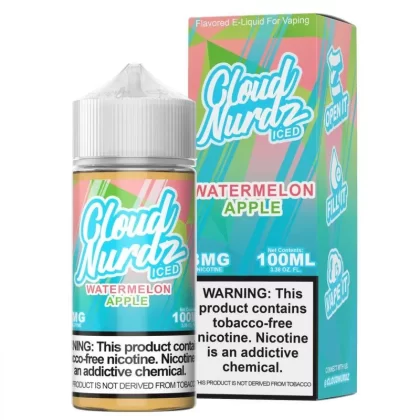 Watermelon Apple Iced by Cloud Nurdz TFN 100mL - 12MG