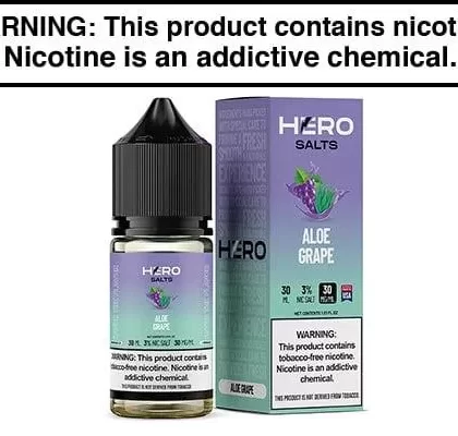 ALOE GRAPE BY HERO SALTS 30ML - Vapejuice
