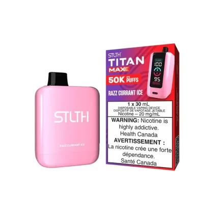 STLTH TITAN MAX DISPOSABLE – RAZZ CURRANT ICE