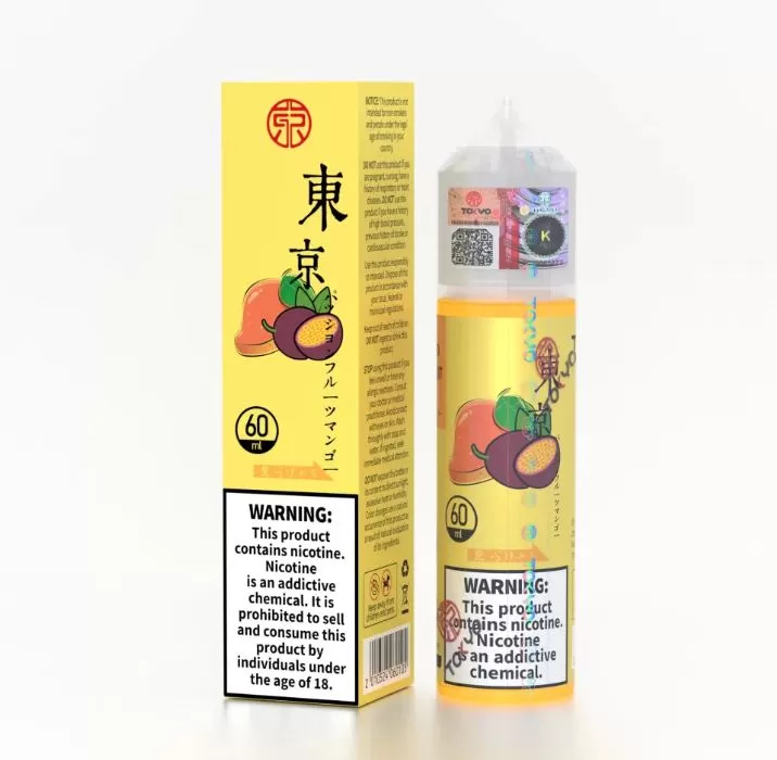 Tokyo Iced Mango Passionfruit E Liquid - 0 mg / 60 ml - Image 2