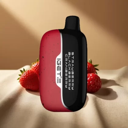 IGET Moon K5000 Puffs Disposable Vape – 5000 Puffs, Mesh Coil, Strawberry Blackberry Cranberry