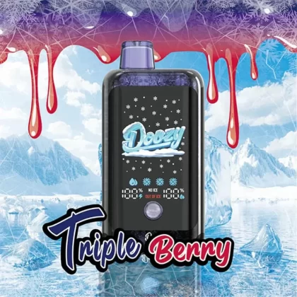 DOOZY ICE CUBE 40K Disposable Vape – Triple Berry