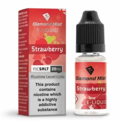 Strawberry Nic Salt by Diamond Mist 20mg 10ml