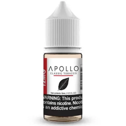 Classic Tobacco E-Liquid by Apollo 50/50 - Size#30ml~Nicotine#12MG