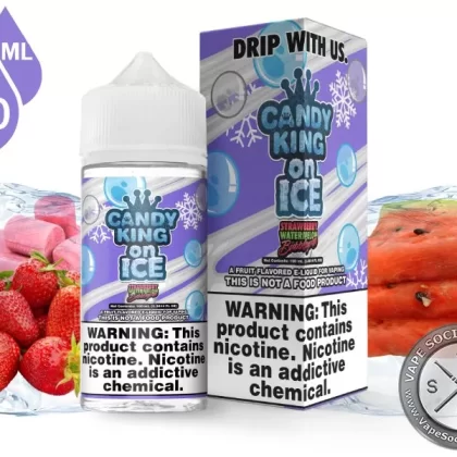 Strawberry Watermelon Bubblegum Candy King On Ice 100ml