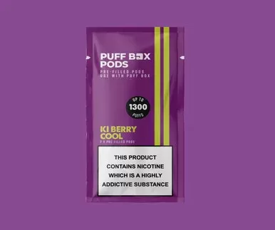 Puff Box Refill 20mg – Twin Pack – Ki Berry Cool