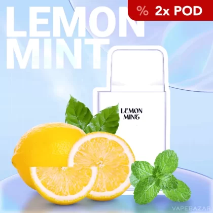 La Fume Cuatro – Lemon Mint – Prefilled Liquid Pod – 2er Pack - 2-isopropyl-N,2,3 -trimethylbutyramide / Propylenglykol / Glycerin / Nikotin-Benzoat / La Fume / 20mg/ml