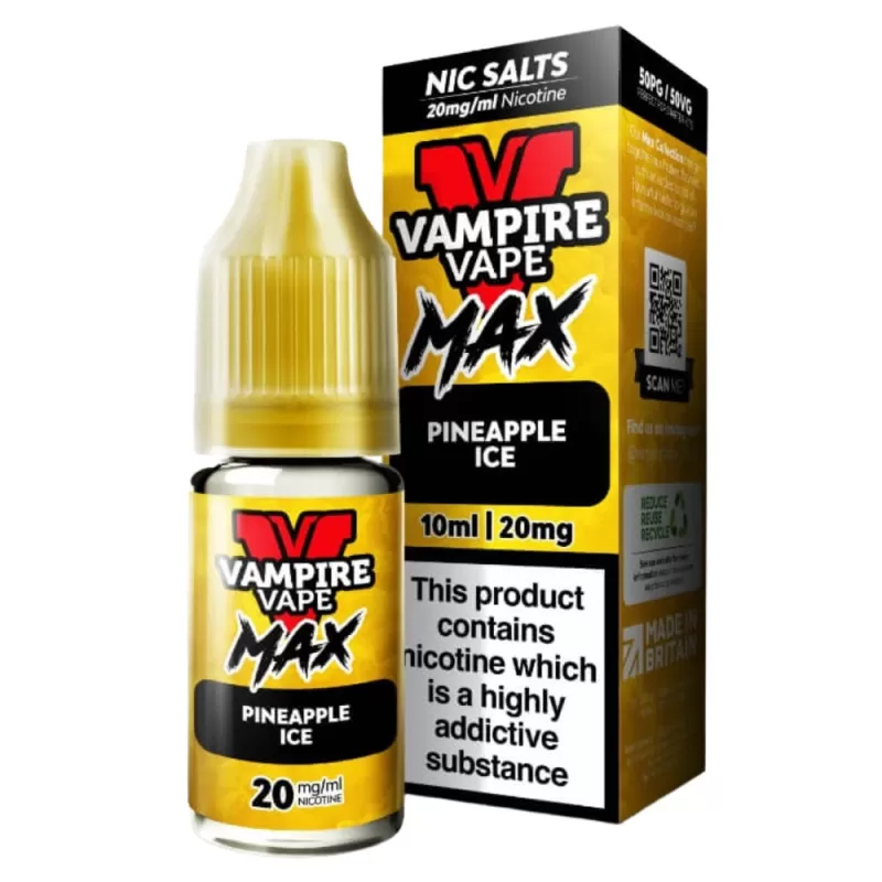 Pineapple Ice VV Max Nic Salt E-Liquid by Vampire Vape (10ml) - 20mg