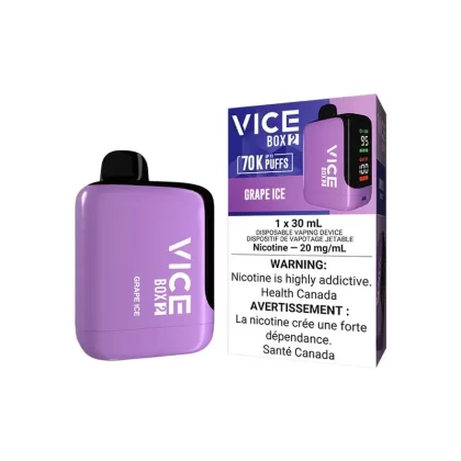 VICE BOX 2 DISPOSABLE – GRAPE ICE