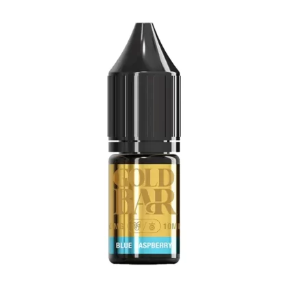 Gold Bar Blue Raspberry Nic Salt vape Juice - 10 Pack - 20mg