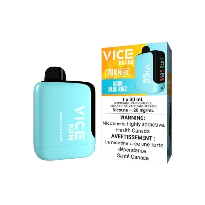 VICE BOX 2 DISPOSABLE – SOUR BLUE RAZZ
