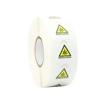 Montana .75 x .75 in Warning & Compliance Labels (Roll of 1,000) - Pack of 5 (Bulk Discount Pricing), Single Unit (Less Than Box Qty)