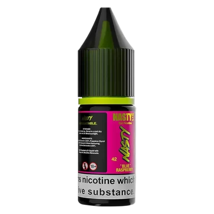 Nasty Liq Blue Raspberry Nic Salt Vape Juice - Strength#10mg>20mg
