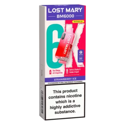 Lost Mary Vape BM6000 Strawberry Ice Vape Kit