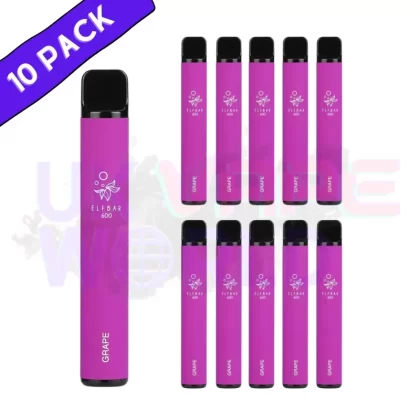 Elf Bar Grape Flavour Box of 10