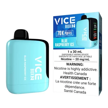Vice Box 2 Disposable Vape Device - Blue Raspberry Ice - 20mg/ml