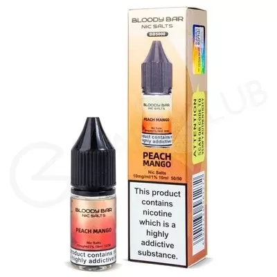 Peach Mango Nic Salt E-Liquid by Bloody Bar