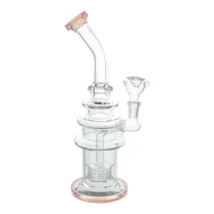 Pink Pagoda Bong – 10 inches water pipe