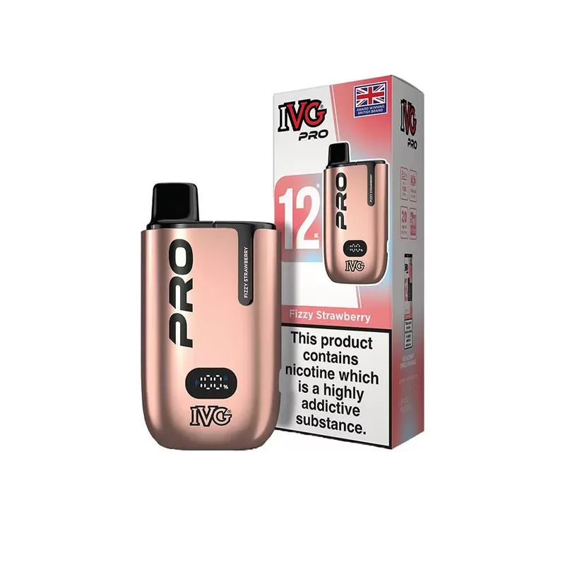 IVG Pro 12 Fizzy Strawberry Vape Kit - Strength#20mg