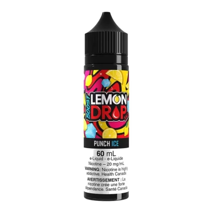 Lemon Drop Boost Salt Nic E-Liquid – Punch Ice 60ml - 20mg/mL