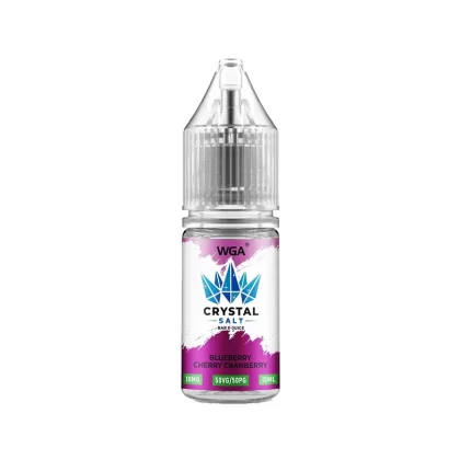 WGA Crystal Blueberry Cherry Cranberry Nic Salt - 10 Pack - 10mg