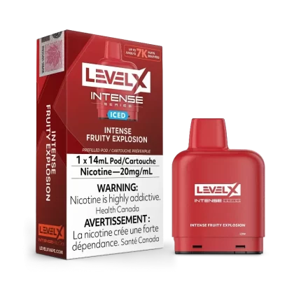 Level X Intense Fruity Explosion Ice Pods (7000 Puffs)