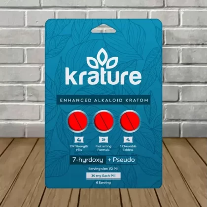 Krature 30mg 7-Hydroxy + Pseudo Tablets 3ct - Vape Store