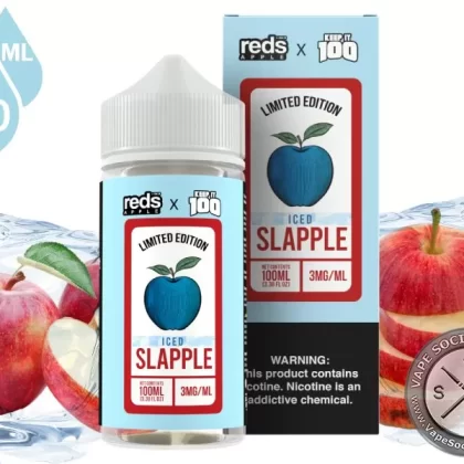 Iced Slapple 7 Daze x Keep It 100 Vape Juice 100ml