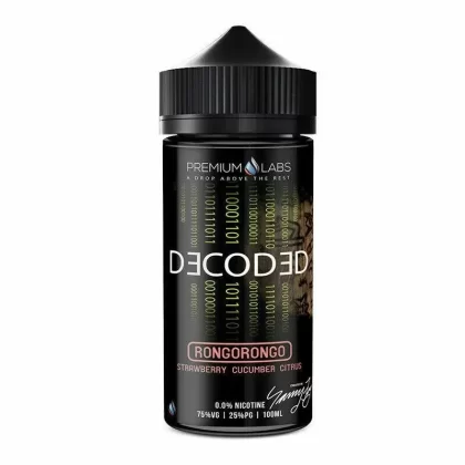 RONGORONGO E LIQUID BY DECODED – PREMIUM LABS 100ML 75VG